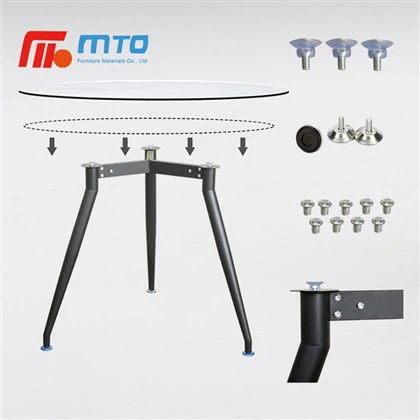 Chân bàn cà phê kính